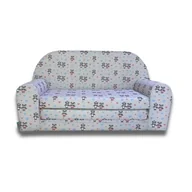 Zestawy mebli dla dzieci - Rozkładana sofka dziecięca mała szara panda - miniaturka - grafika 1