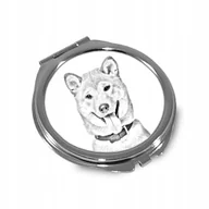 Lusterka do makijażu - Shiba Inu Lusterko kieszonkowe składane do torebki - miniaturka - grafika 1