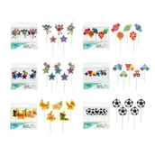 Urodziny dziecka - Świeczka urodzinowa ozdobna, 5 sztuk Ravi - miniaturka - grafika 1