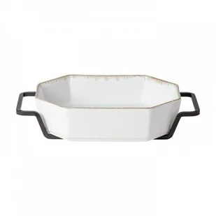 Costa Nova Naczynie do zapiekania z metalową rączką Luzia Cloud White 22 cm - Brytfanny - miniaturka - grafika 1