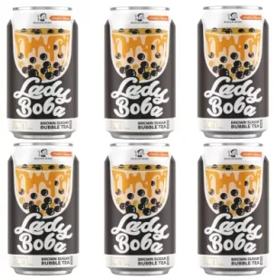 Madam Hong Zestaw Bubble tea brown sugar 6 x 315 ml - Soki i napoje niegazowane - miniaturka - grafika 1