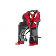 Foteliki rowerowe - Fotelik dla dziecka KIKI DeLuxe na przód ramy, szary - miniaturka - grafika 1