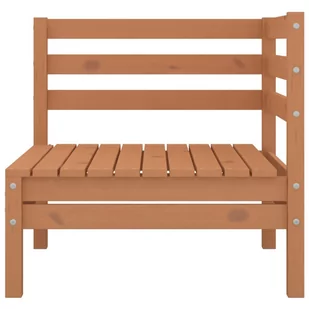 vidaXL Ogrodowa sofa narożna miodowy brąz lite drewno sosnowe 806570 - Sofy ogrodowe - miniaturka - grafika 1