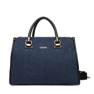 Torebki damskie - Torebka Liu Jo Ecs M Satchel AF5008 D0001 Granatowy - miniaturka - grafika 1