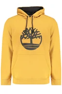 Bluzy męskie - BRĄZOWA BLUZA BEZ ZAMKA MĘSKA TIMBERLAND - miniaturka - grafika 1