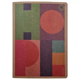 New Geometric1 School Zeszyt 80Ka5 W Kratkę, K R A F T - Zeszyty szkolne - miniaturka - grafika 1