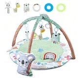 Maty edukacyjne - DUŻA MATA EDUKACYJNA MIĘKKA INTERAKTYWNA DLA NIEMOWLAKA DZIECKA KOALA - miniaturka - grafika 1