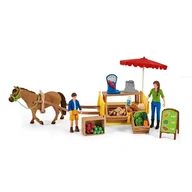 Figurki dla dzieci - Schleich 42528 Mobilne stoisko z artykułami rolnymi - miniaturka - grafika 1