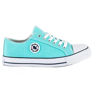 Trampki New Age niebieskie - Trampki damskie - miniaturka - grafika 1