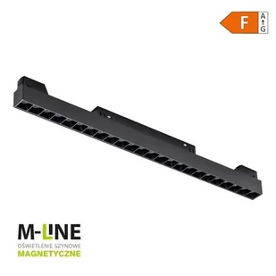 Reflektor szynowy DPM M-Line MTL-SPL-24W-B Czarny - Lampy pozostałe - miniaturka - grafika 1