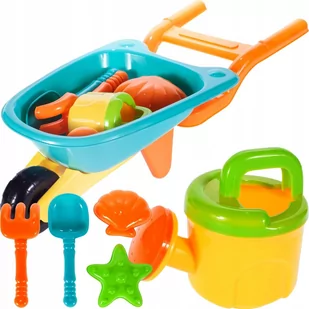 Taczka Dla Dzieci Zestaw Konewka Foremki X02 - Zabawki i gry sportowe - miniaturka - grafika 1