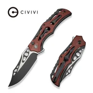 Noże - Civivi Biophase Black Aluminium/Burgundy G10, Black Stonewashed/Satin Nitro-V (C23083C-1) - miniaturka - grafika 1
