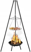 Grille - GRILL OGRODOWY TRÓJNÓG RUSZT CHROM PALENISKO 50CM D493 - miniaturka - grafika 1