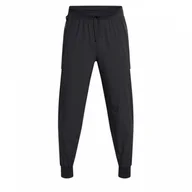 Spodnie męskie - Męskie spodnie do biegania Under Armour UA Trail Run Pants - czarne - miniaturka - grafika 1