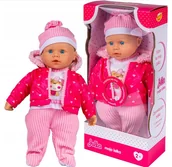 Lalki dla dziewczynek - Duża Interaktywna Lalka Bobas, Mówi Bajki, Śpiewa, Uczy, 40 Cm - miniaturka - grafika 1