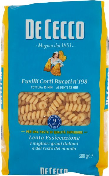Makaron Fusilli corti bucatini n198 500g - De Cecco