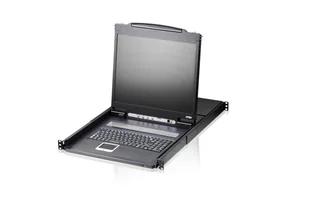 ATEN CL1308N konsola rackowa 48,3 cm (19") 1280 x 1024 px Metal, Plastik Czarny 1U CL1308N-ATA-SWG - Akcesoria do serwerów - miniaturka - grafika 1