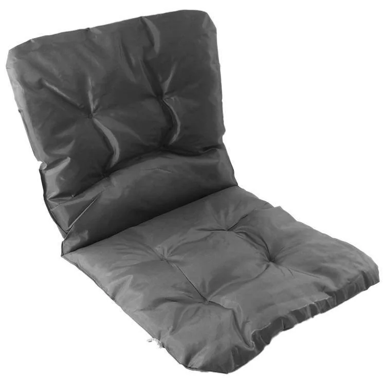 Wodoodporna PODUSZKA na Krzesła i Fotele Ogrodowe 96x46x3cm szara AG909