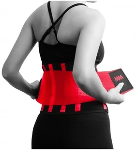 Pas fitness MadMax  Slimming Belt MFA277 červený L - Pasy kulturystyczne - miniaturka - grafika 1