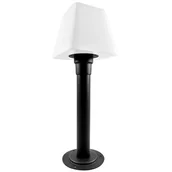 Lampy ogrodowe - Sanico Giza 312273 lampa stojąca ogrodowa 1x12W E27 IP44 czarna / biała - miniaturka - grafika 1