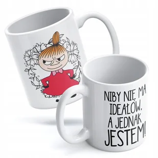 Kubek ceramiczny 330 ml Niby nie ma ideałów Prezent Upominek Dla Kobiety - Kubki - miniaturka - grafika 1