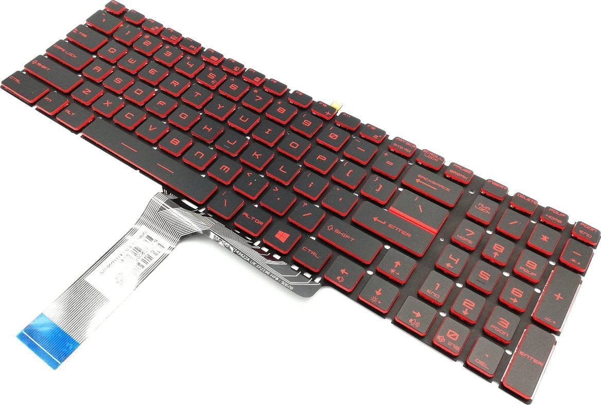 Ultra Parts Klawiatura do MSI GE62 GL62 GE72 WS60 PE60 GV62 GE65 GE75 Leopard Podświetlana