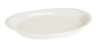 Miski i półmiski - PÓŁMISEK OWALNY DOVE 24 x 17 cm PORCELANA KREM - miniaturka - grafika 1