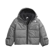 Kurtki i płaszcze dla chłopców - THE NORTH FACE Baby North Kurtka Tnf Medium Grey Heat 3 miesięcy - miniaturka - grafika 1