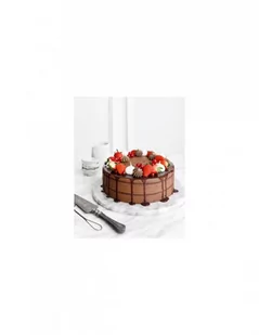 Patisse - Tortownica zapinana kominowa z dod. spodem 26cm CERAMIC - Formy do ciast - miniaturka - grafika 3