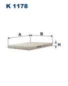 Filtry kabinowe - FILTRON Filtr kabinowy K1178 - miniaturka - grafika 1