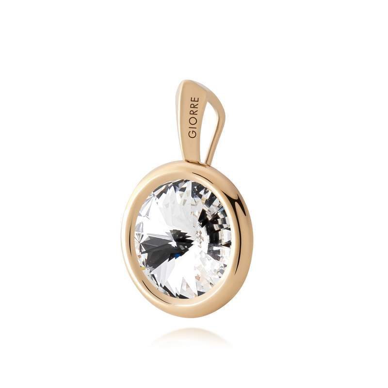 Srebrny wisiorek z kryształem Rivoli