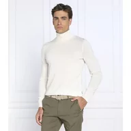 Swetry męskie - BOSS Wełniany golf Musso-P | Slim Fit - miniaturka - grafika 1