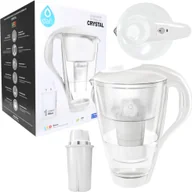Dzbanki i imbryki - Szklany dzbanek filtrujący Dafi Crystal LED biały + filtr Dafi Classic w zestawie - miniaturka - grafika 1