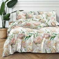 Pościel - Pościel Satyna Bawełniana 180X200 - Herbaciane Róże - miniaturka - grafika 1