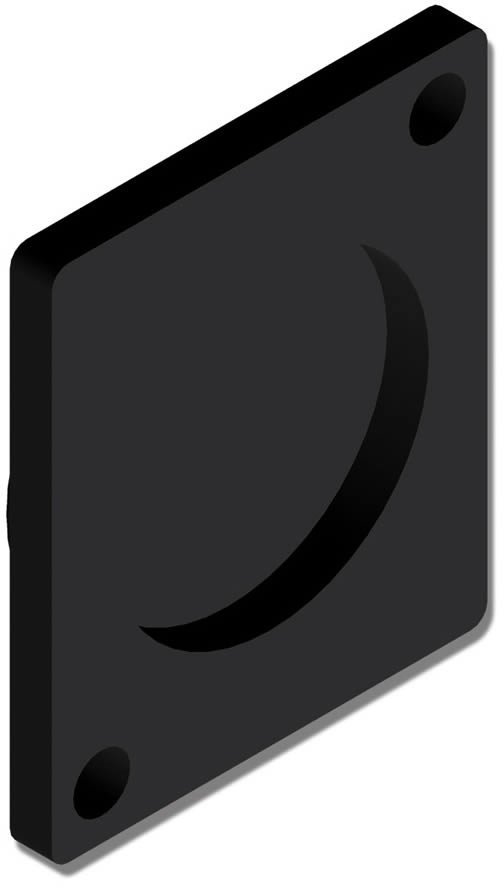 Procab Procab VCD10-P Blind plate - D-size 100 pieces