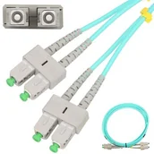 Pozostałe akcesoria sieciowe - APC Patchcord MM OM3 Sc sc Dup 50/125 5M - miniaturka - grafika 1