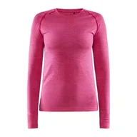 Koszulki sportowe damskie - Damska Bluzka termoaktywna CRAFT CORE DRY ACTIVE COMFORT LS W 1911168-738000 – Różowy - miniaturka - grafika 1