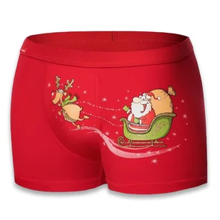obcisłe Bokserki świąteczne Cornette-XL - Majtki męskie - miniaturka - grafika 1