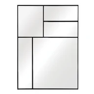 Lustra - Lustro dekoracyjne Drian czarne 84 x 115 cm Inspire - miniaturka - grafika 1