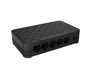 Ruijie Networks RG-ES08 łącza sieciowe Nie zarządzany Fast Ethernet (10/100) Czarny RG-ES08 - Switche - miniaturka - grafika 1