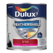 Emalie - Dulux Emalia Weathershield do drewna, metalu i PCV bordowy RAL 3004 - miniaturka - grafika 1