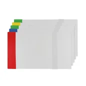 Szkolne artykuły papiernicze - Okładka na Zeszyt E5 27,7x43,7cm Biurfol x5 - miniaturka - grafika 1