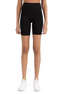 DeFacto Legginsy damskie z wysokim stanem – sportowe legginsy dla kobiet, czarny, S - Legginsy - miniaturka - grafika 1