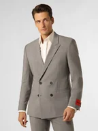 Garnitury - HUGO Męska marynarka od garnituru modułowego Mężczyźni Slim Fit szary marmurkowy, 48 - miniaturka - grafika 1