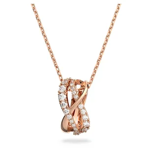 Naszyjnik Swarovski - Twist, White Rose Gold 5620549 - Naszyjniki - miniaturka - grafika 1