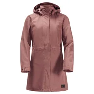 Płaszcze damskie - Jack Wolfskin Ottawa Płaszcz Kurtka, Afterglow, S Kobiety - miniaturka - grafika 1