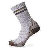 Skarpetki damskie - Smartwool Damskie skarpety Hike Light Cushion Tube Stripe Crew Skarpety, Hike Light Cushion Tube Stripe Crew dla kobiet, Fioletowe Zaćmienie, - miniaturka - grafika 1