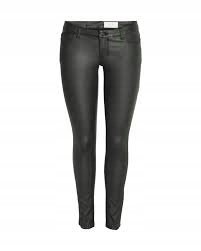 NOISY MAY CZARNE PROSTE SPODNIE Z WYSOKIM STANEM M XQA