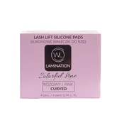 Sztuczne rzęsy i akcesoria - Wałeczki Colorful Line Różowe Curved - miniaturka - grafika 1