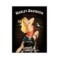 Dekoracje domu - Art Nostalgic 14333 magnes Harley-Davidson Biker Babe, 8 x 6 cm 14333 - miniaturka - grafika 1